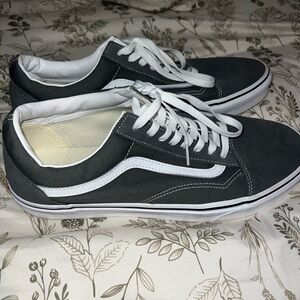 Vans Gray and White Men's Sneakers